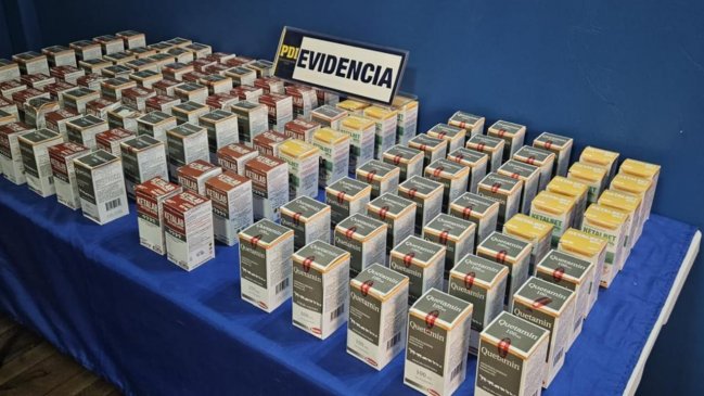 Calama: PDI allanó inmueble e incautó 122 frascos de ketamina líquida