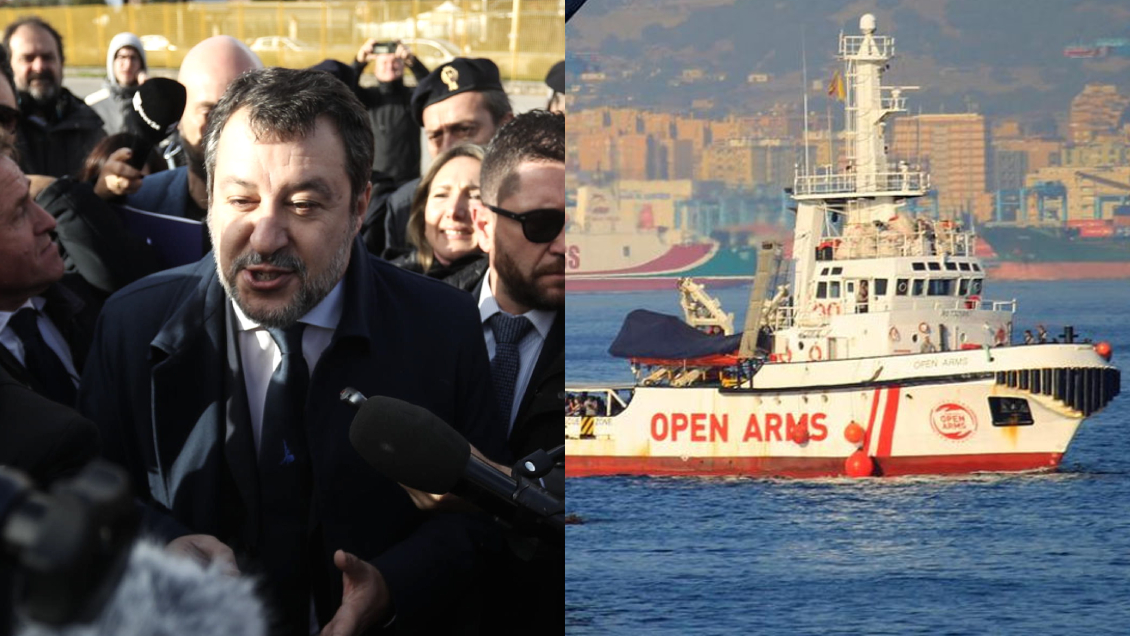 Matteo Salvini fue absuelto en juicio por veto a barco de migrantes Open Arms