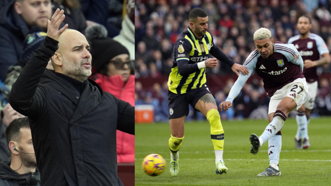 Fuera de zona de copas: Manchester City agudizó su crisis tras caer ante Aston Villa