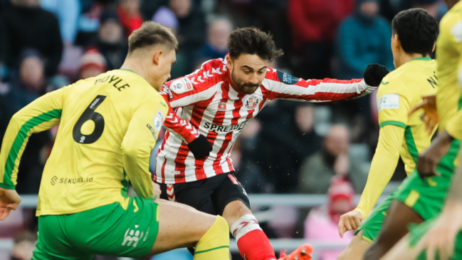 Norwich de Marcelino Núñez sufrió una remontada de Sunderland en Inglaterra