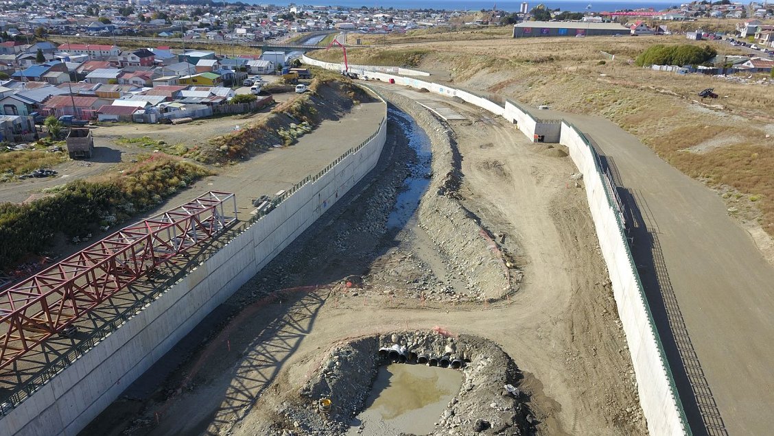 MOP busca concluir trabajos para evitar nuevos desbordes en el centro de Punta Arenas