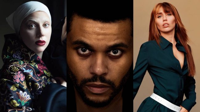 2025 tendrá los regresos discográficos de Lady Gaga, The Weeknd y Miley Cyrus