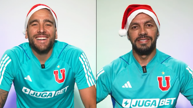 [VIDEO] Matías Zaldivia y Marcelo Díaz lideraron los saludos navideños en Universidad de Chile