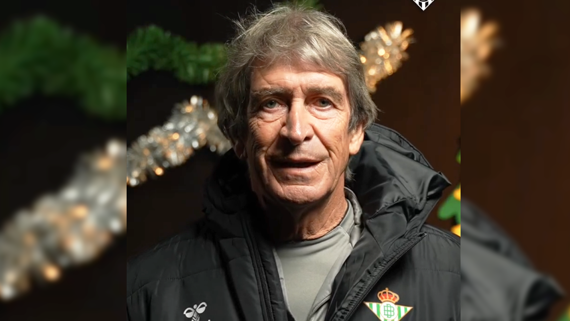 [VIDEO] Pellegrini envió saludo navideño a los hinchas de Betis: Tengamos un gran 2025
