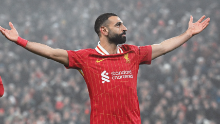   Salah consiguió nueva marca tras anotar en la remontada de Liverpool ante Leicester 