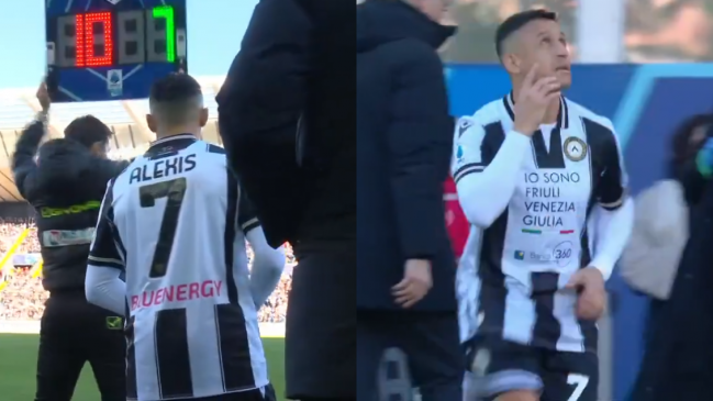 Alexis Sánchez fue ovacionado en su redebut con Udinese por la Serie A