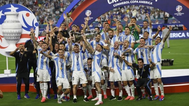 Selección de Argentina fue elegida como mejor equipo del año 2024 por la AIPS