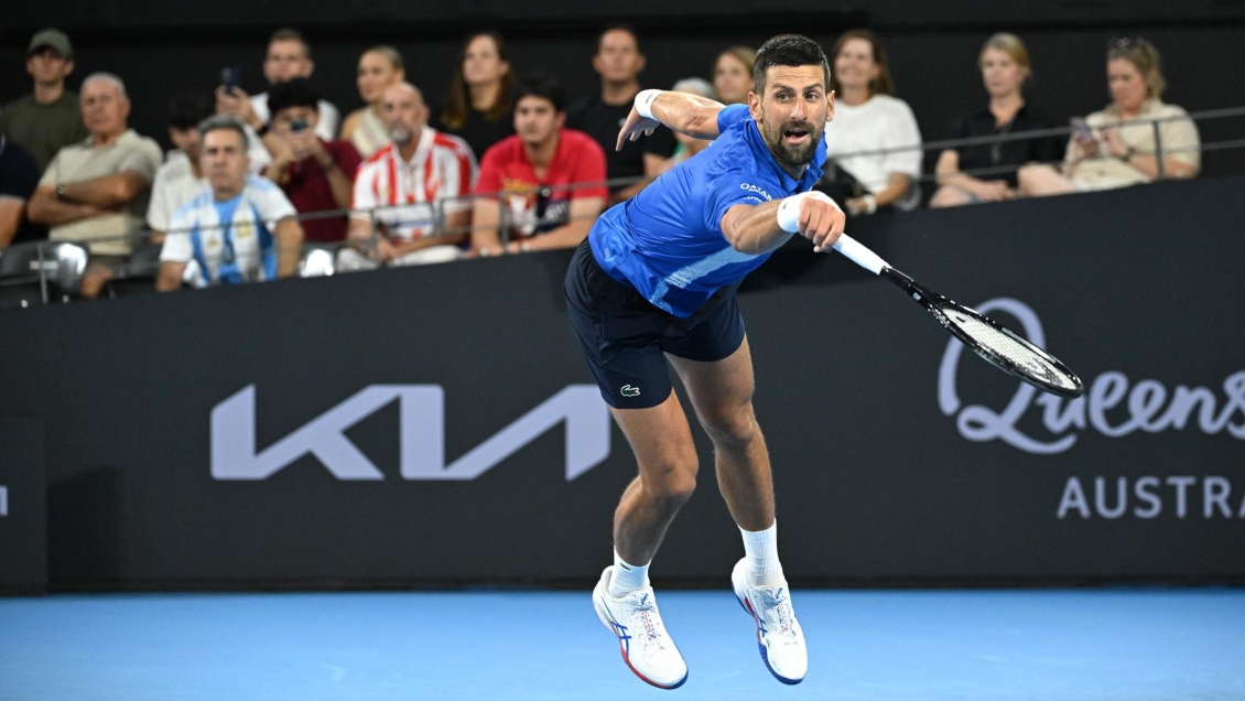 Djokovic arrasó con Monfils para instalarse en cuartos de Brisbane