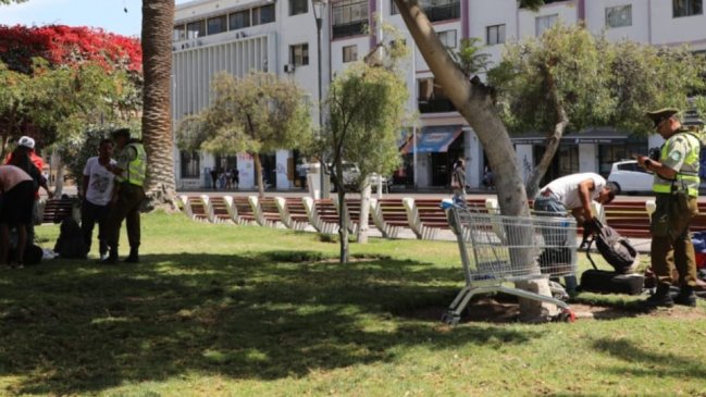 Municipio comenzó recuperación de la Plaza Colón de Antofagasta