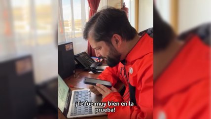   Presidente Boric felicitó por teléfono a puntajes destacados de la PAES 