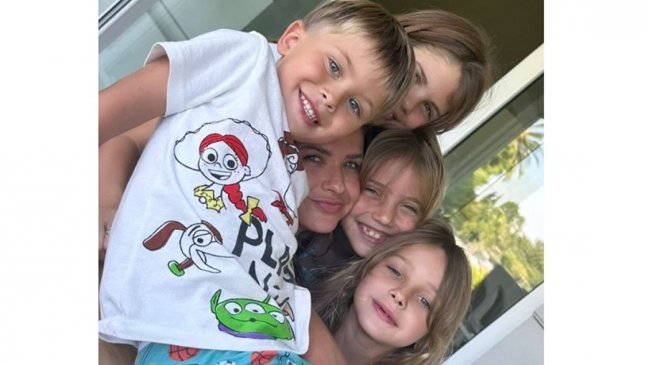 Icardi publicó fotos de sus niñas, 