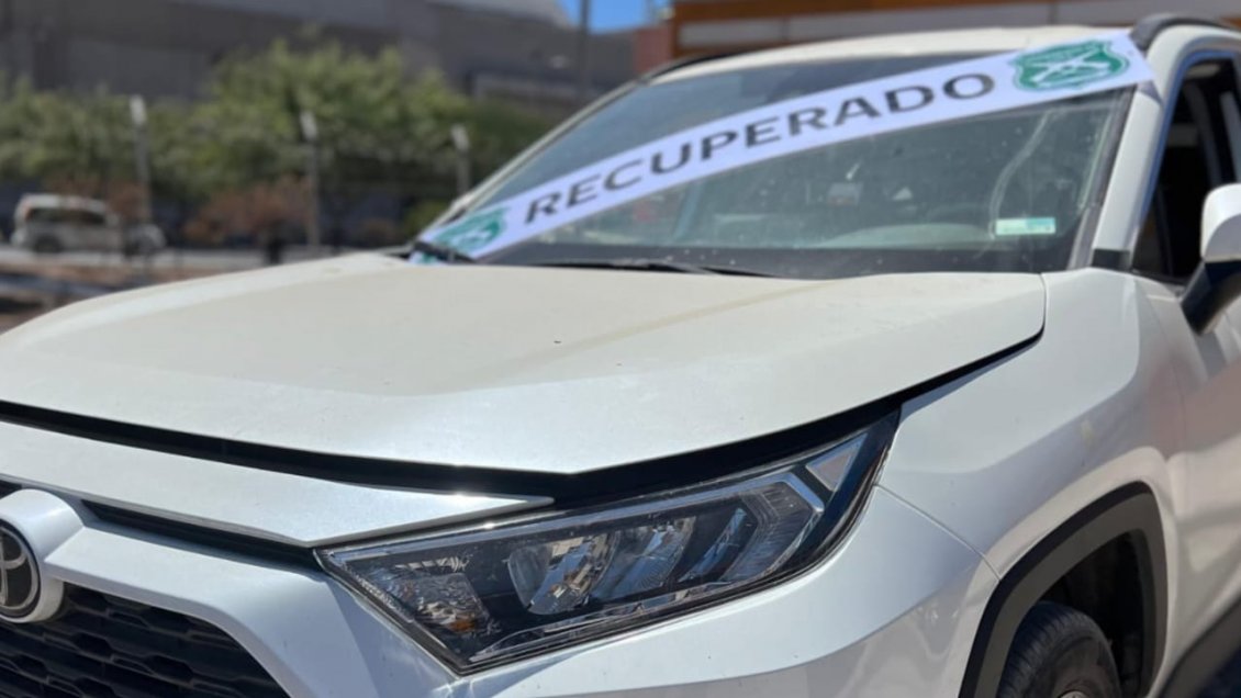 Carabineros recuperó en Calama vehículo robado en Las Condes