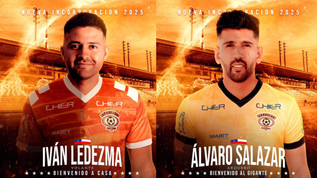Cobreloa presentó a Ivan Ledezma y Alvaro Salazar para la próxima temporada