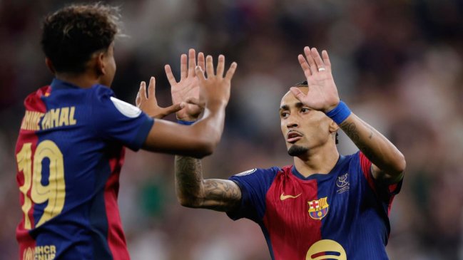 FC Barcelona conquistó la Supercopa con categórica goleada sobre Real Madrid