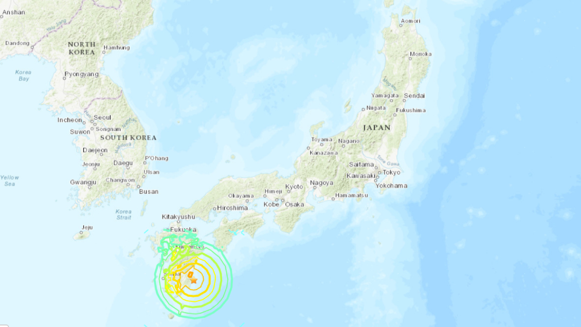 Terremoto de 6,9 grados en el sudeste de Japón obligó a emitir aviso de tsunami