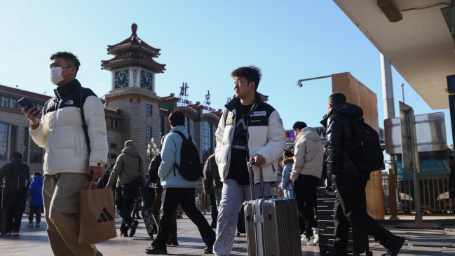 China inicia su período de mayor movilidad con previsiones de récord de desplazamientos