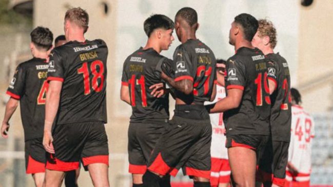 Darío Osorio volvió a las canchas en el amistoso entre Midtjylland y RB Salzburg