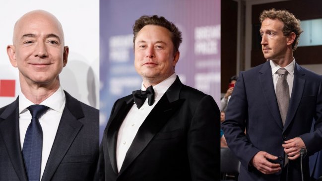 Bezos, Musk y Zuckerberg estarán presentes la investidura de Trump
