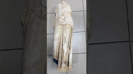  Grecia: Encuentran una estatua de más de 2.000 años en una bolsa de basura  