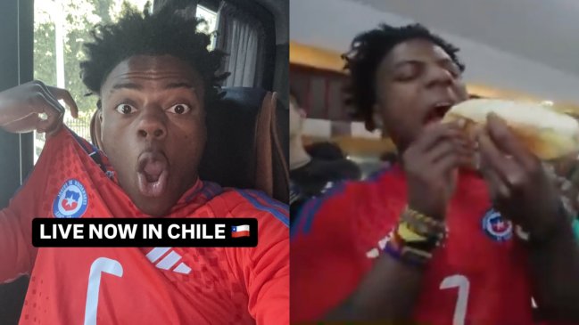 Streamer Speed llegó a Chile y desató la locura en el centro de Santiago