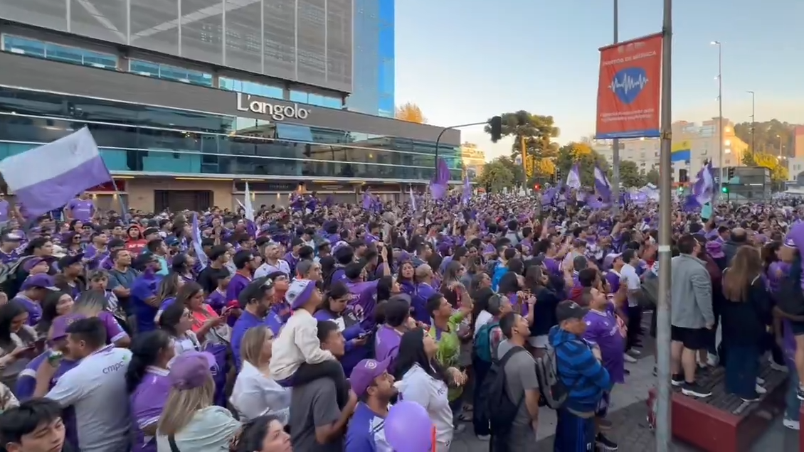 [VIDEOS] Hinchas de Concepción colmaron las calles para celebrar el ascenso