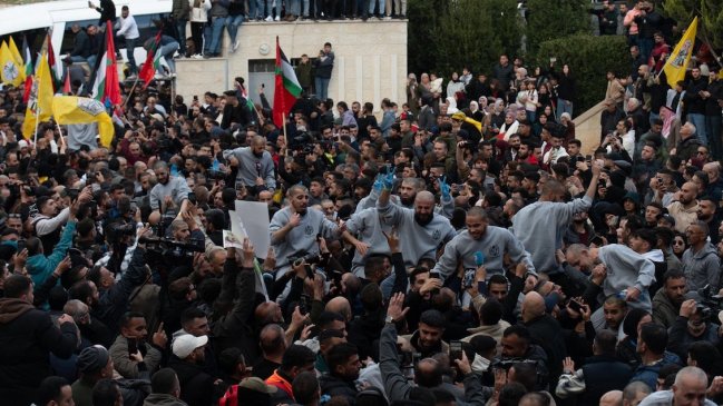 Israel liberó a un centenar de presos palestinos en Cisjordania