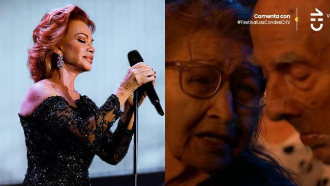 Pareja de adultos mayores protagonizó emotivo momento en show de Paloma San Basilio