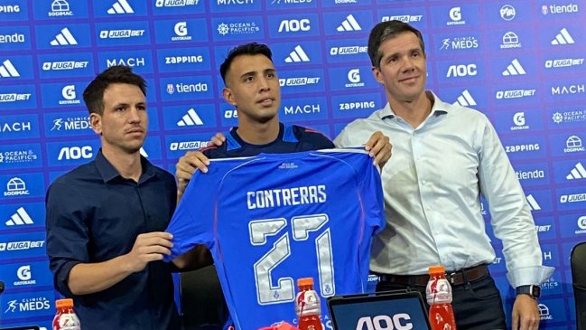 Rodrigo Contreras en su presentación en la U: Siempre tuve una conexión con este club