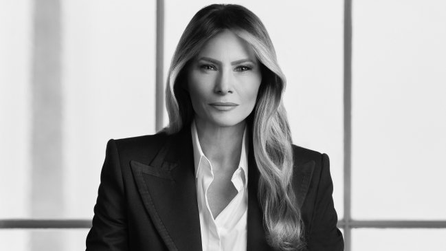 La Casa Blanca presentó el retrato oficial de Melania Trump