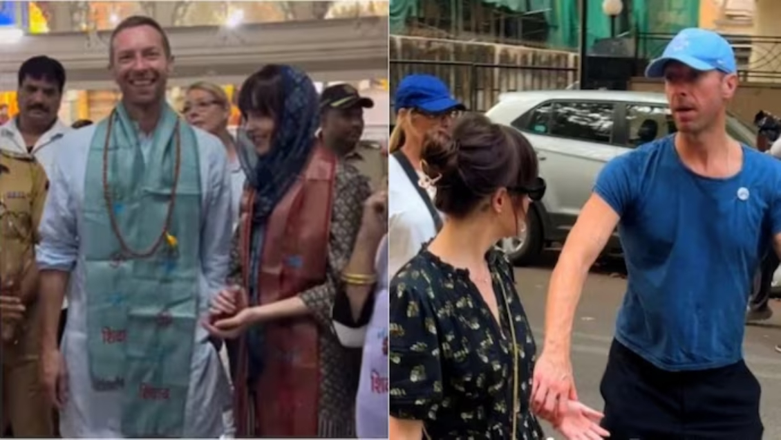 Chris Martin y Dakota Johnson asistieron a masiva concentración en India