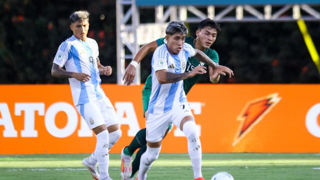 Argentina venció a Bolivia y se acercó a la fase final del Sudamericano Sub 20