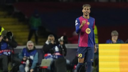   Lamine Yamal anotó un golazo en empate de Barcelona y Atalanta en la Champions 