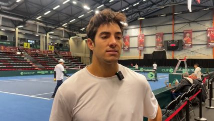   Cristian Garin y duelo de Copa Davis: Llego motivado, tranquilo y contento de estar sano 
