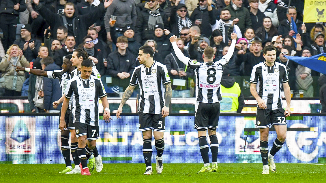 Udinese contó con la presencia de Alexis Sánchez en sufrido triunfo ante Venezia