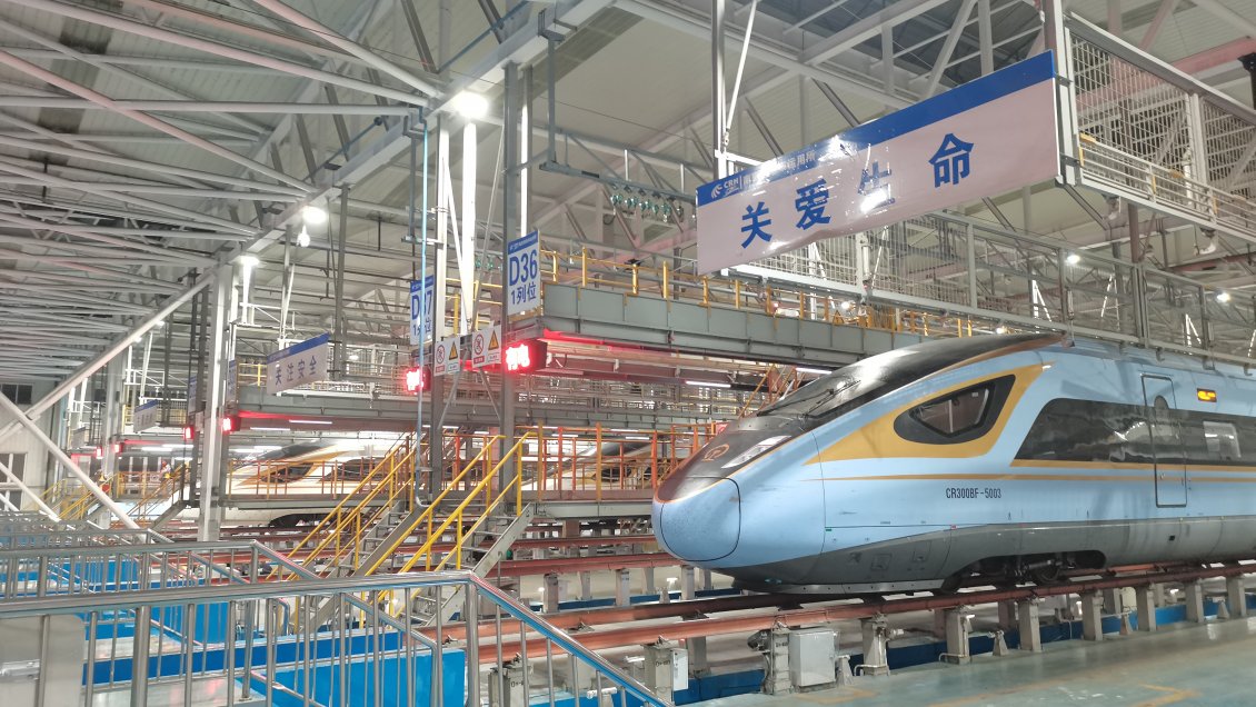 IA al servicio: China inspecciona sus trenes de alta velocidad con robots y drones