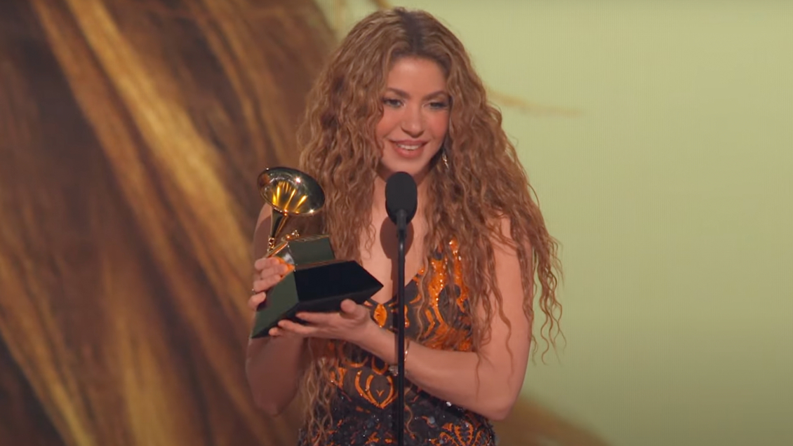 Shakira dedicó su Grammy a la comunidad latina de Estados Unidos