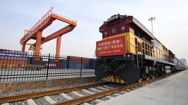 Aumenta transporte de mercancías por emblemático corredor comercial chino