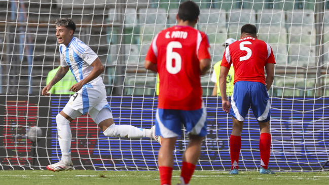 La Roja inició con un traspié ante Argentina en el hexagonal final del Sudamericano sub 20