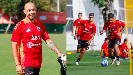   Con el regreso de Díaz: La Roja tuvo su primera práctica para el amistoso contra Panamá 