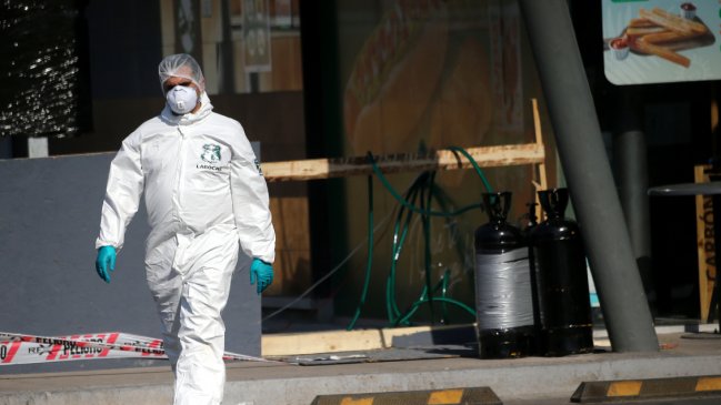 Robo frustrado con explosión de cajero destruyó sucursal bancaria en Renca