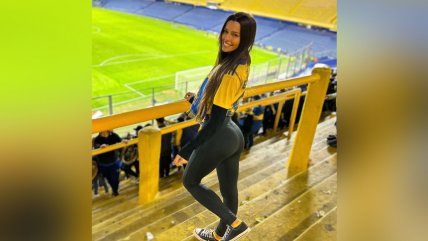   Valentina Salcedo, la popular influencer argentina que es fanática de Boca Juniors 