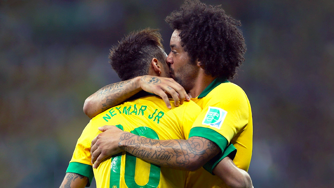 Neymar elogió a Marcelo como 
