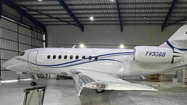 Estados Unidos confiscó otro avión perteneciente a Venezuela