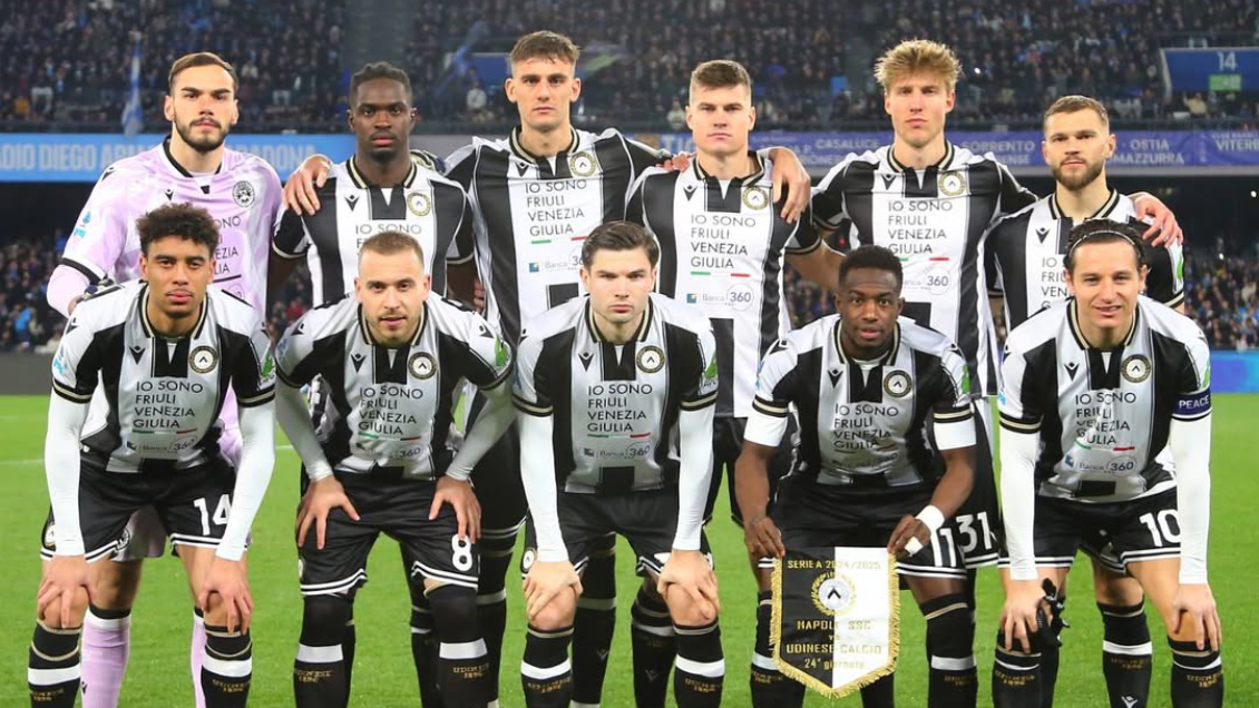 Udinese rescató un empate en su visita a Napoli