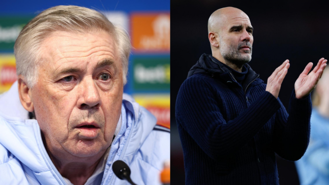 Ancelotti elogió a Guardiola: Es el mejor entrenador que hay en este momento en la Champions