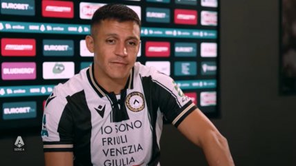   Alexis Sánchez: Me llamaron varios clubes, pero el amor que siento por Udinese no se puede explicar 