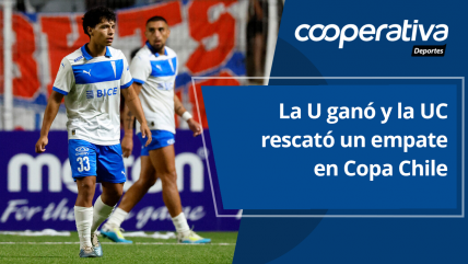   Cooperativa Deportes: La U ganó y la UC rescató un empate en Copa Chile 