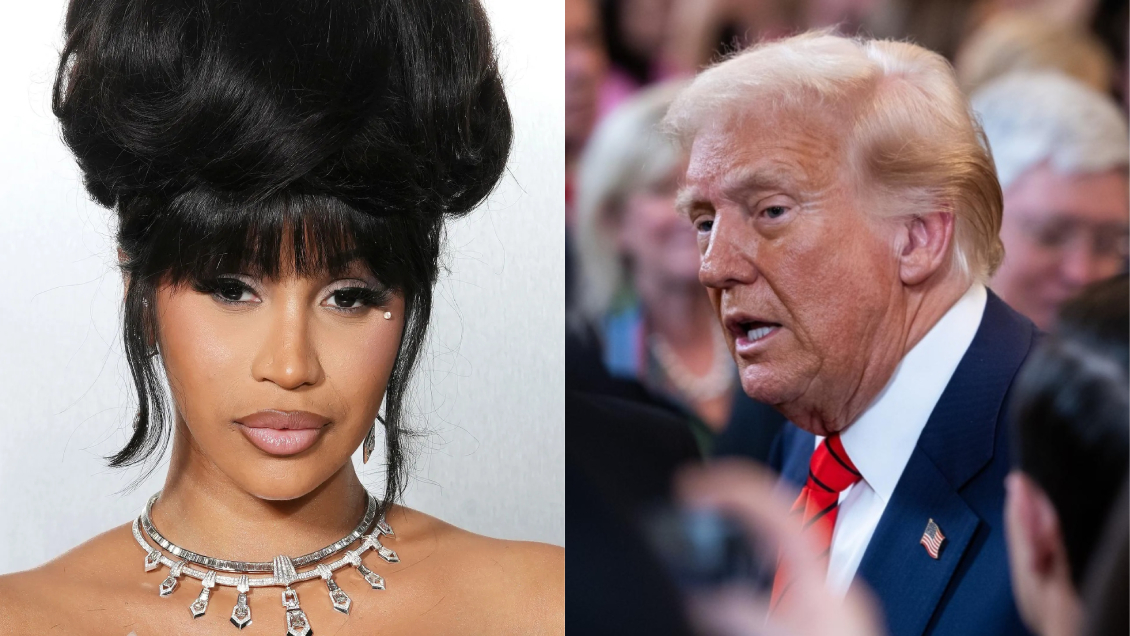 Cardi B culpa a Trump por sus tacones dañados en el Super Bowl y exige a su tío deportado de vuelta