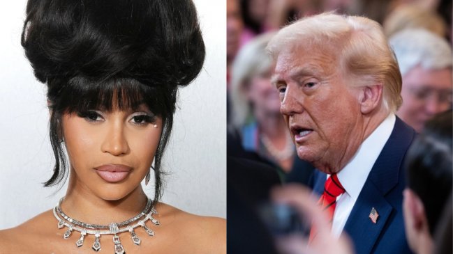 Cardi B culpa a Trump por sus tacones dañados en el Super Bowl y exige a su tío deportado de vuelta