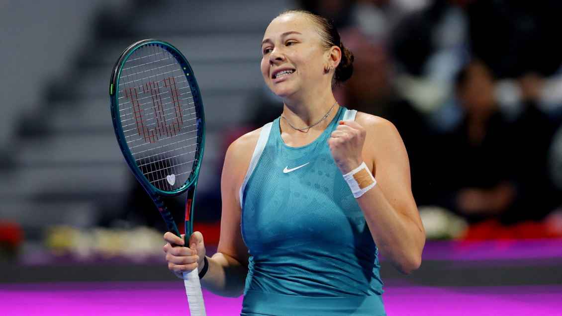 Amanda Anisimova se coronó campeona del WTA de Doha tras batir a Jelena Ostapenko